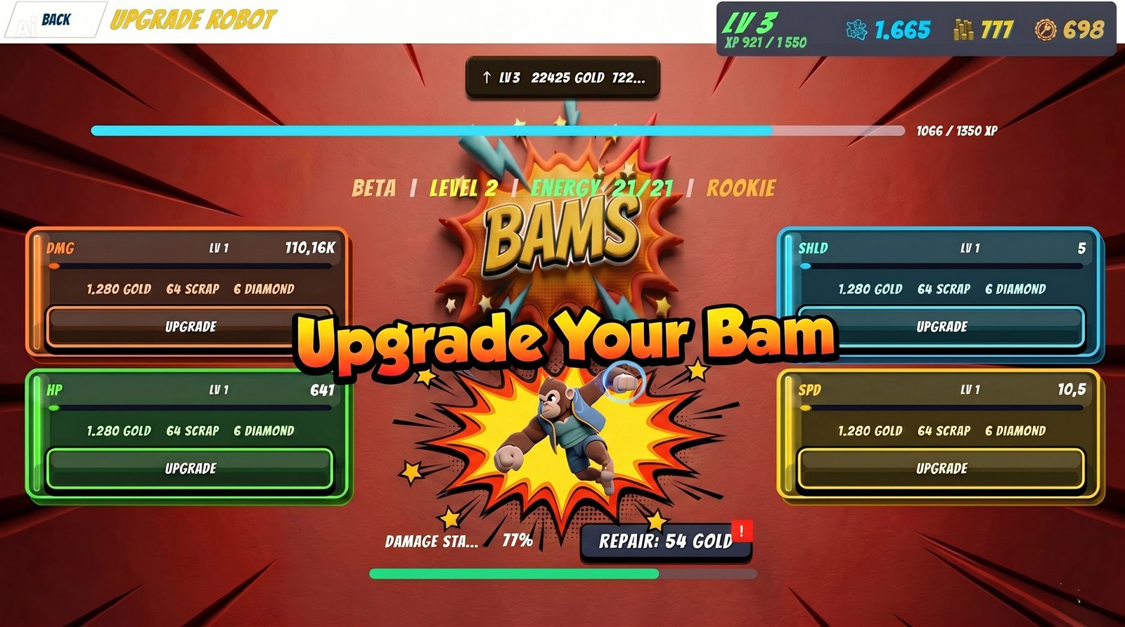 BAMS multiplayer experience